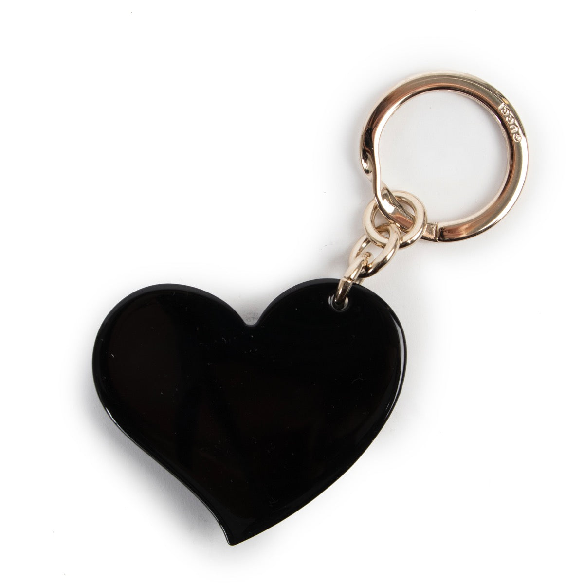 Buy an authentic second hand Gucci Black Heart Shaped Embellished Keychain at Labellov