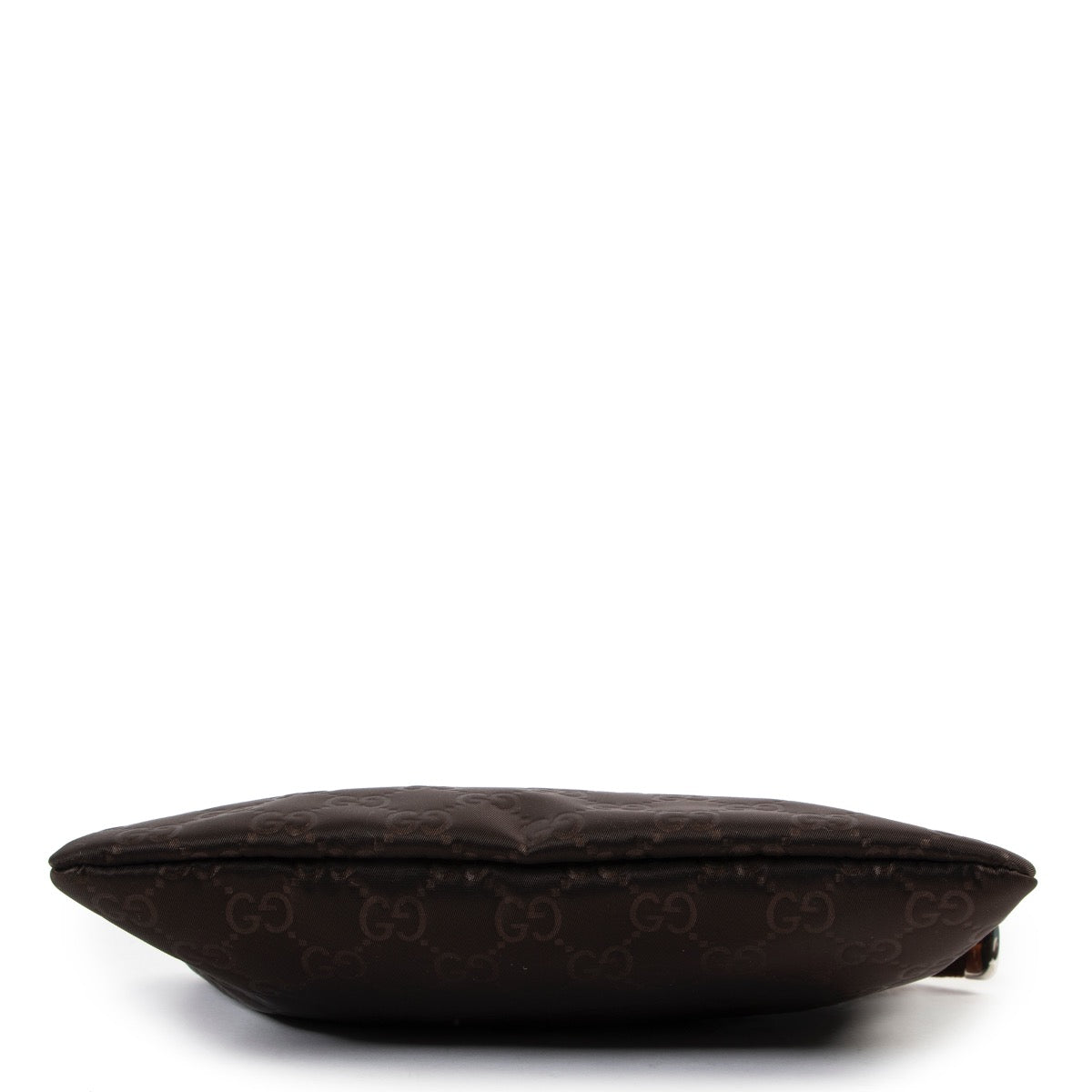 Buy an authentic second hand Gucci Brown Nylon Clutch Pouch at Labellov