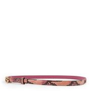 Buy a 100% authentic second hand Pink Python Narrow Logo Belt at Labellov