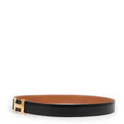Buy online an authentic second hand Hermès black/brown reversible Constance belt in good condition at Labellov in Antwerp.