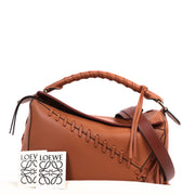 Loewe Tan Calfskin Whipstitch Puzzle Bag