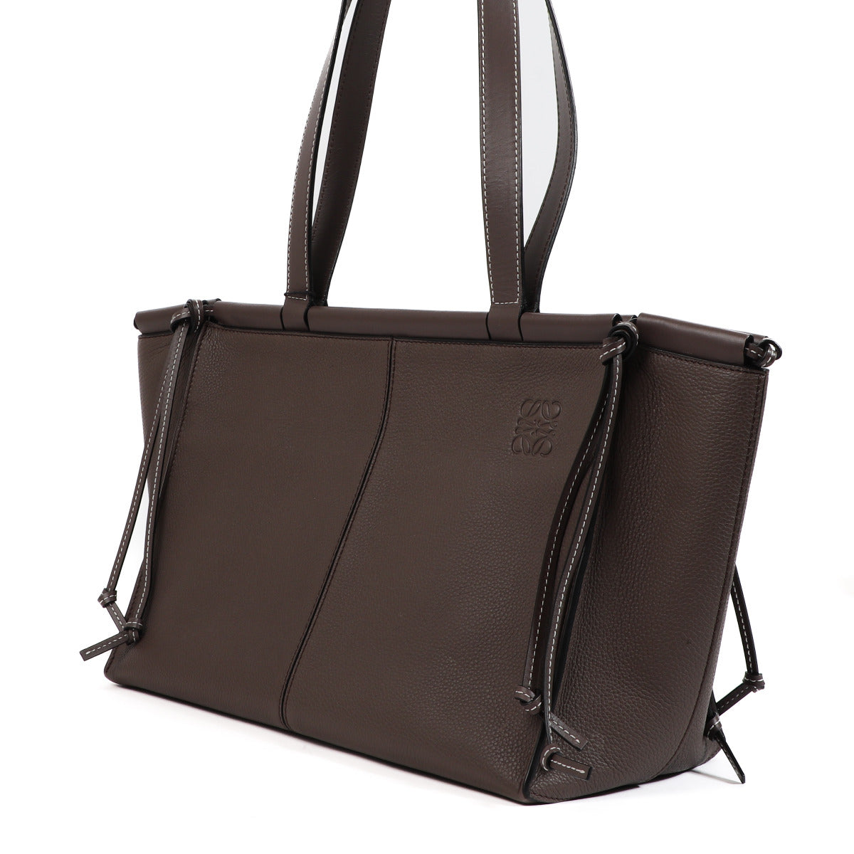 Loewe Dark Taupe Cushion Tote Bag