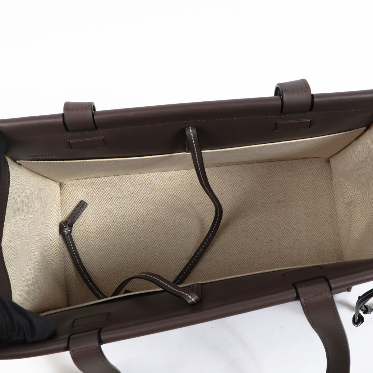 Loewe Dark Taupe Cushion Tote Bag