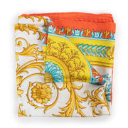 Shop safe online at Labellov in Antwerp this 100% authentic second hand Versace Multicolor Barocco Print Scarf