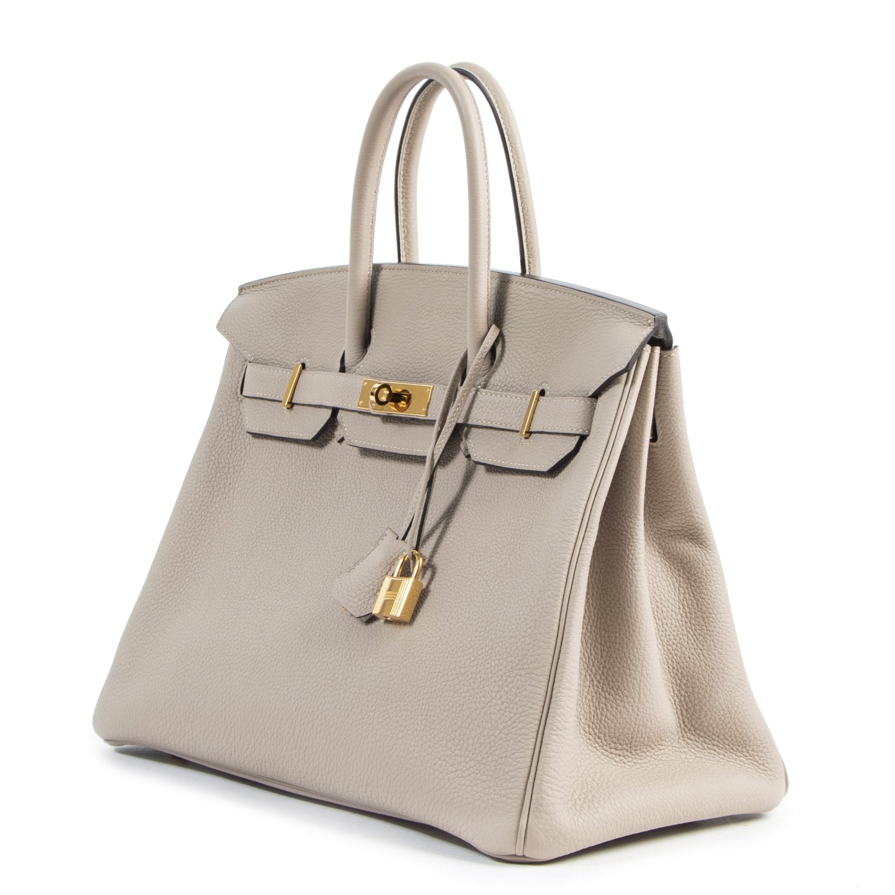 Hermès Birkin 35 Gris Tourterelle Togo GHW