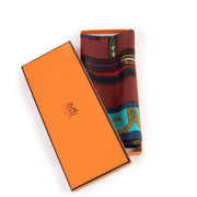 Shop safe online at Labellov in Antwerp this 100% authentic Hermès Multicolor Balade En Berline Scarf