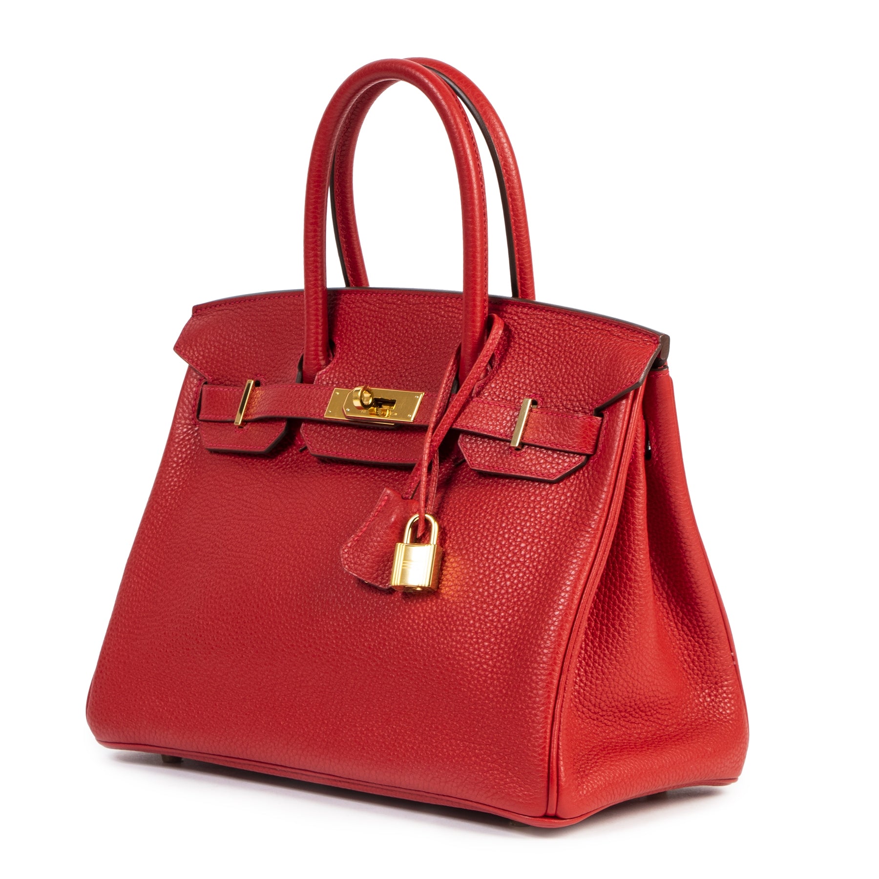 hard to find As New Hermes Birkin 30 Rouge Casaque Taurillon Clemence GHW