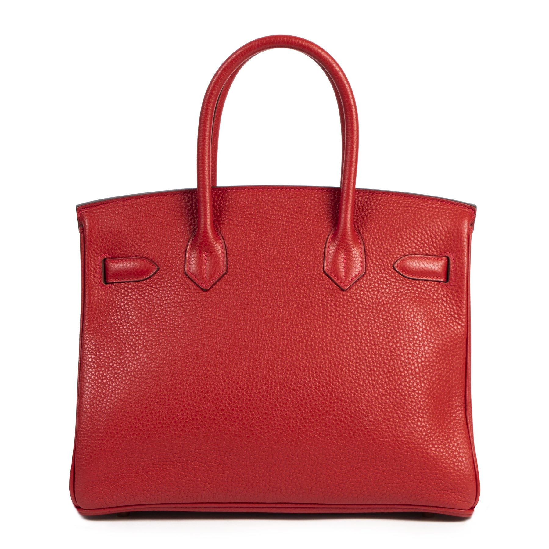 acheter en ligne pour le meilleur prix As New Hermes Birkin 30 Rouge Casaque Taurillon Clemence GHW