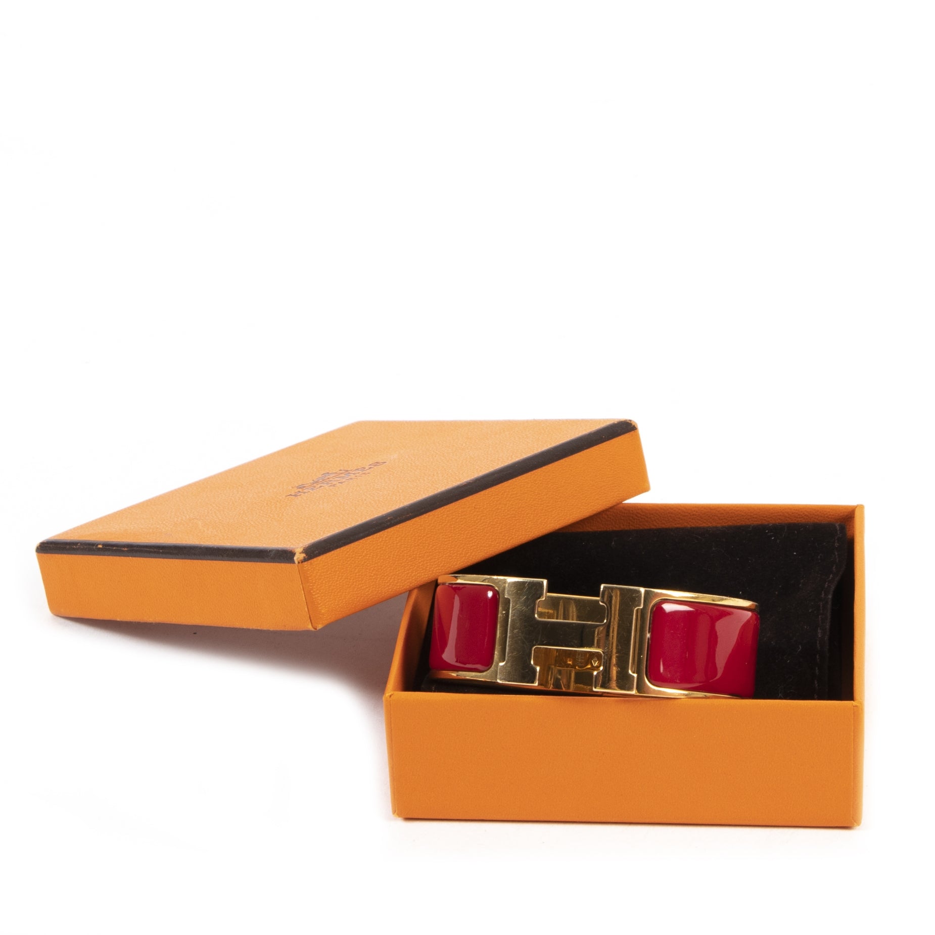 Hermès Bordeaux Clic Clac H Bracelet GHW