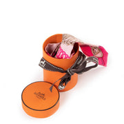 Hermès Salmon Pink Multicolor Twilly Buy this gorgeous 100% authentic piece here safely