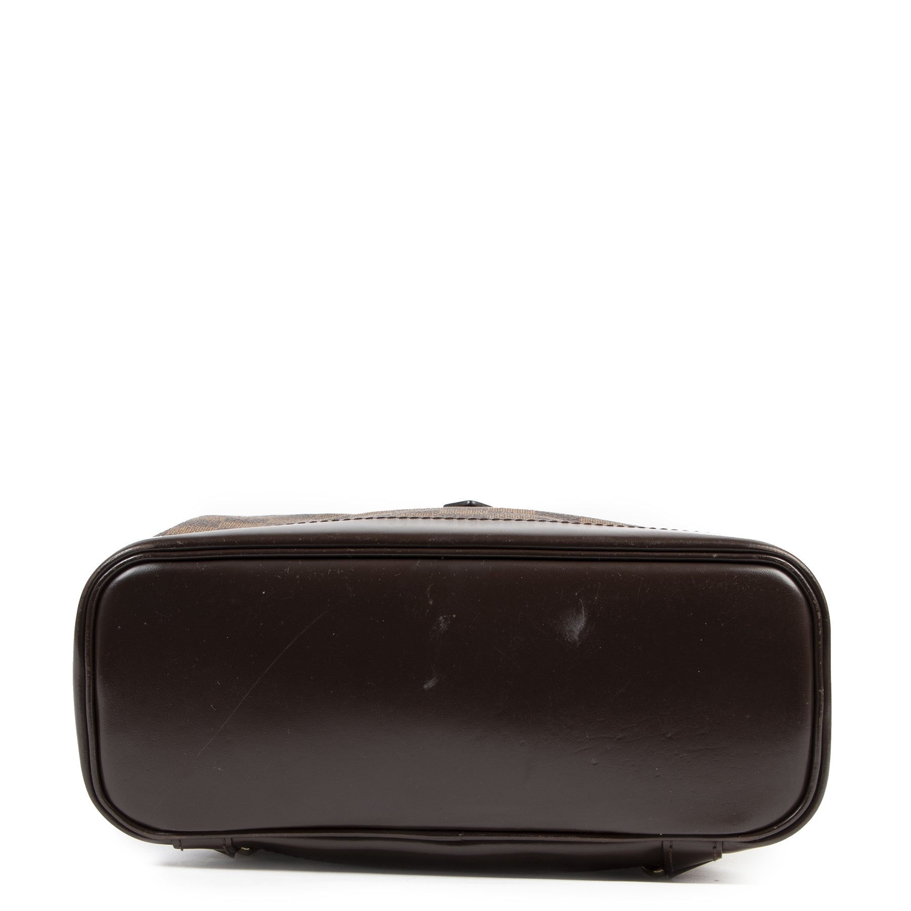 Authentieke Tweedehands Louis Vuitton Soho Damier Ebene Backpack juiste prijs veilig online shoppen luxe merken webshop winkelen Antwerpen België mode fashion