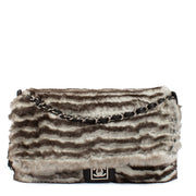 shop 100% authentic second hand Chanel Sport Grey Chinchilla Fur Large Flap Bag on Labellov.com