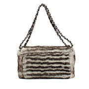shop 100% authentic second hand Chanel Sport Grey Chinchilla Fur Large Flap Bag on Labellov.com