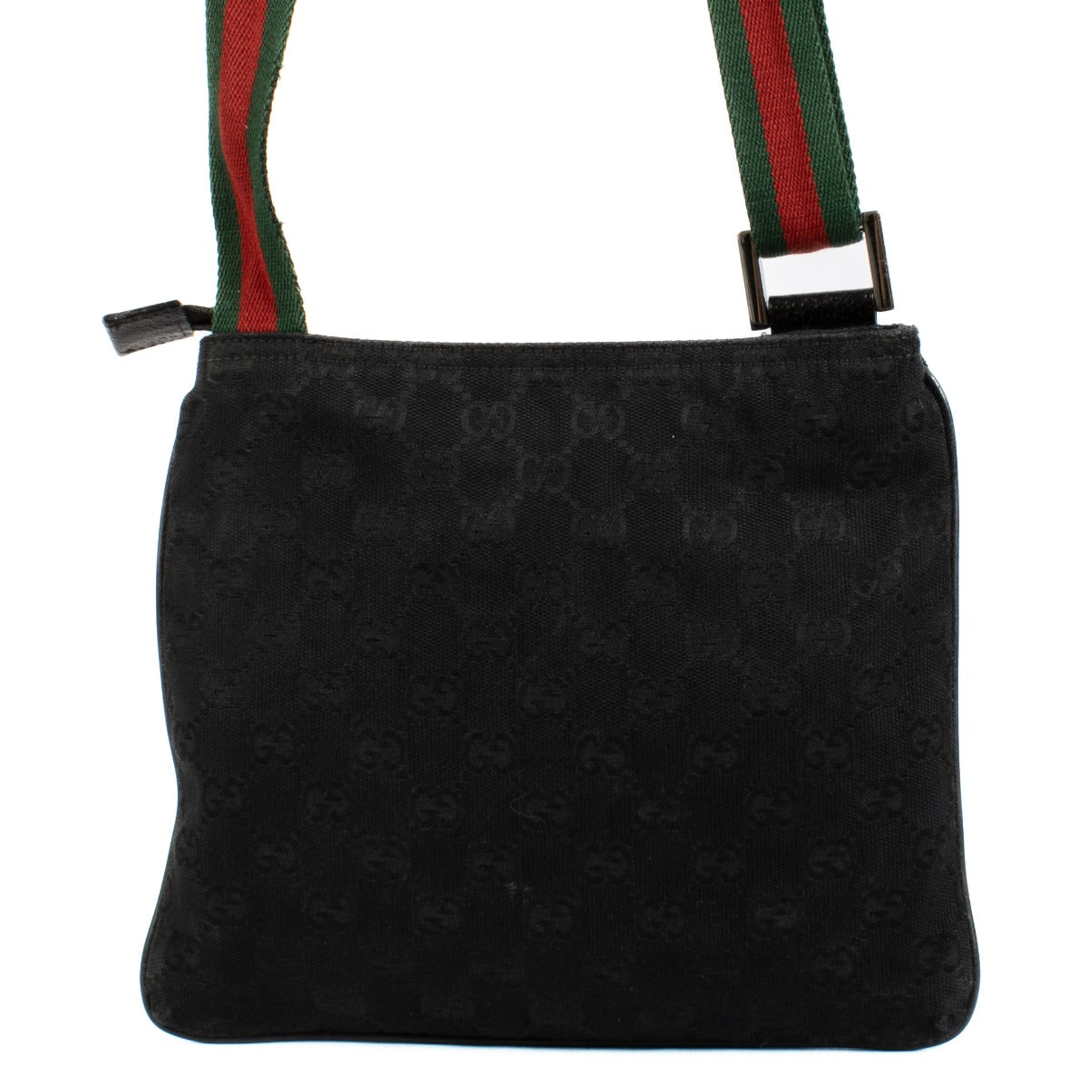Shop 100% authentic secondhand Gucci Black Web Crossbody Bag on Labellov.com