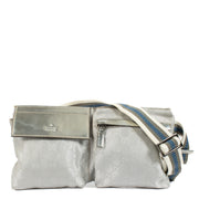Shop 100% authentic secondhand Gucci Silver GG Monogram Web Belt Bag on Labellov.com