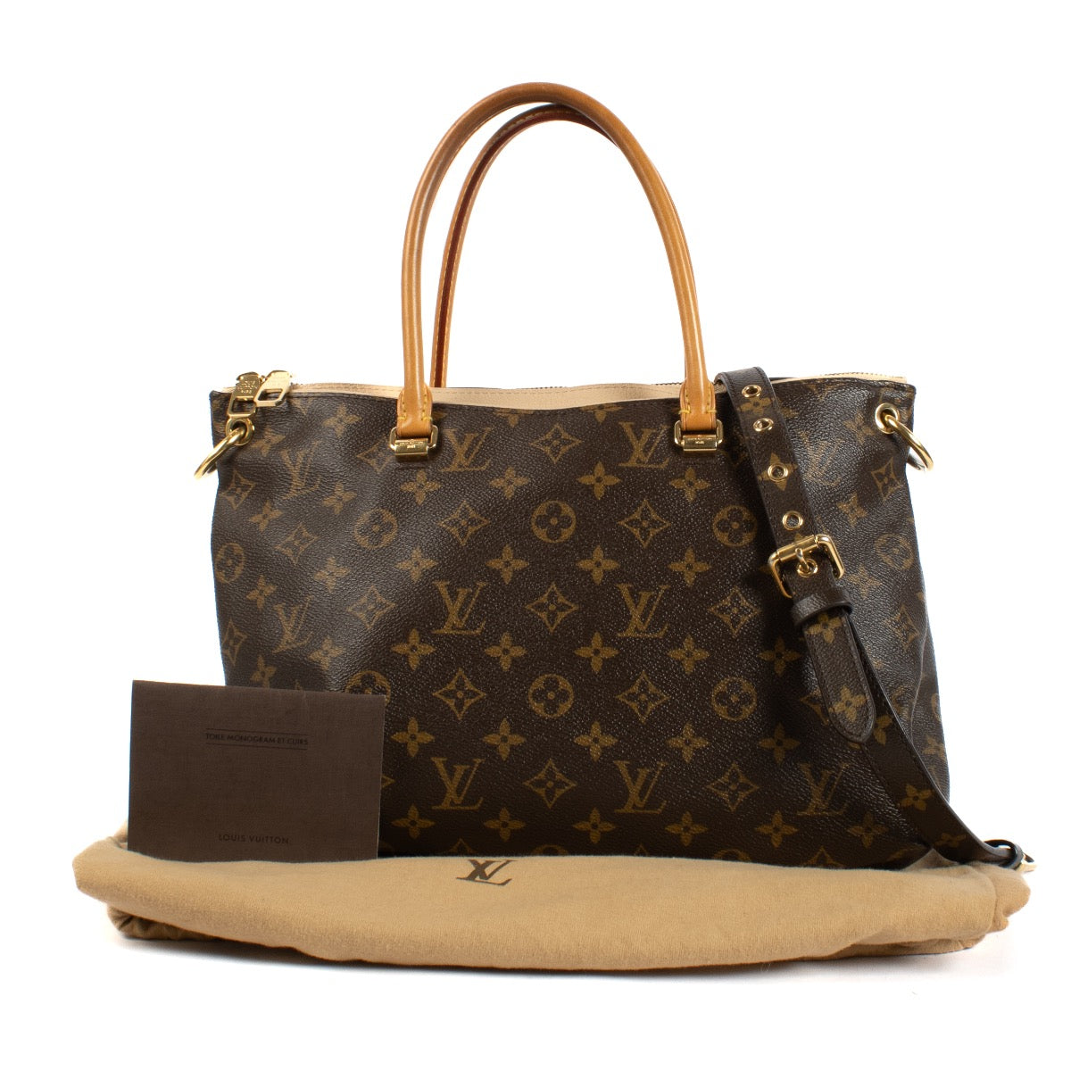 shop 100% authentic second hand Louis Vuitton Monogram/Dune Pallas Bag on Labellov.com