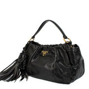 Shop 100% authentic secondhand Prada Black Leather Crossbody Bag on Labellov.com