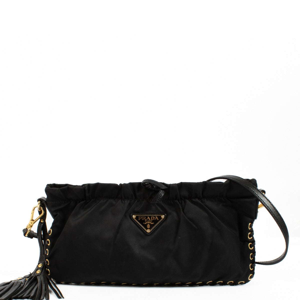 Shop 100% authentic secondhand Prada Black Nylon Crossbody Bag on Labellov.com