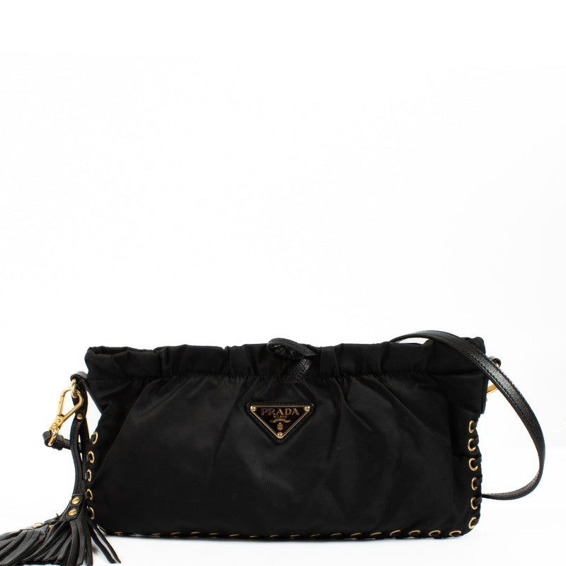 Shop 100% authentic secondhand Prada Black Nylon Crossbody Bag on Labellov.com