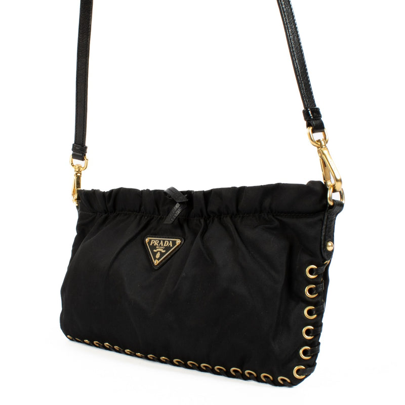 Shop 100% authentic secondhand Prada Black Nylon Crossbody Bag on Labellov.com