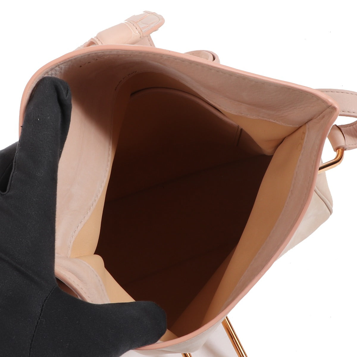 Delvaux Givry Mini Nude Nubuck Cheyenne & Alligator Gel