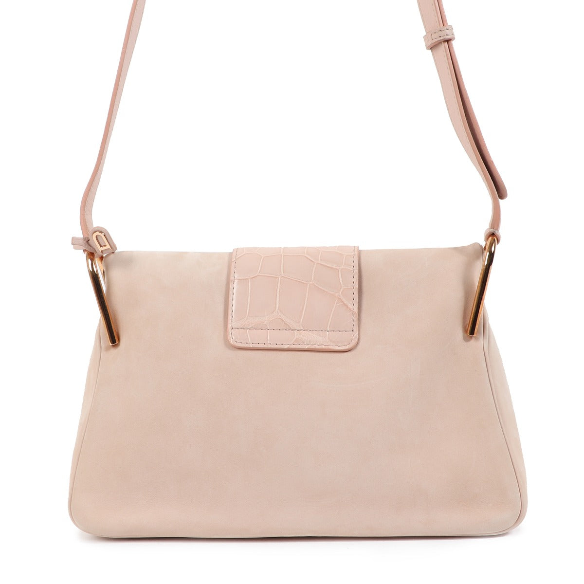 Delvaux Givry Mini Nude Nubuck Cheyenne & Alligator Gel
