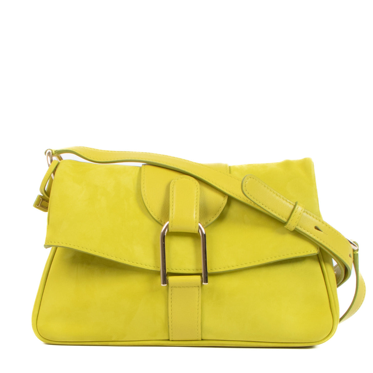 Delvaux Lemon Givry Mini Crossbody Bag for the best price at Labellov secondhand luxury in Antwerp