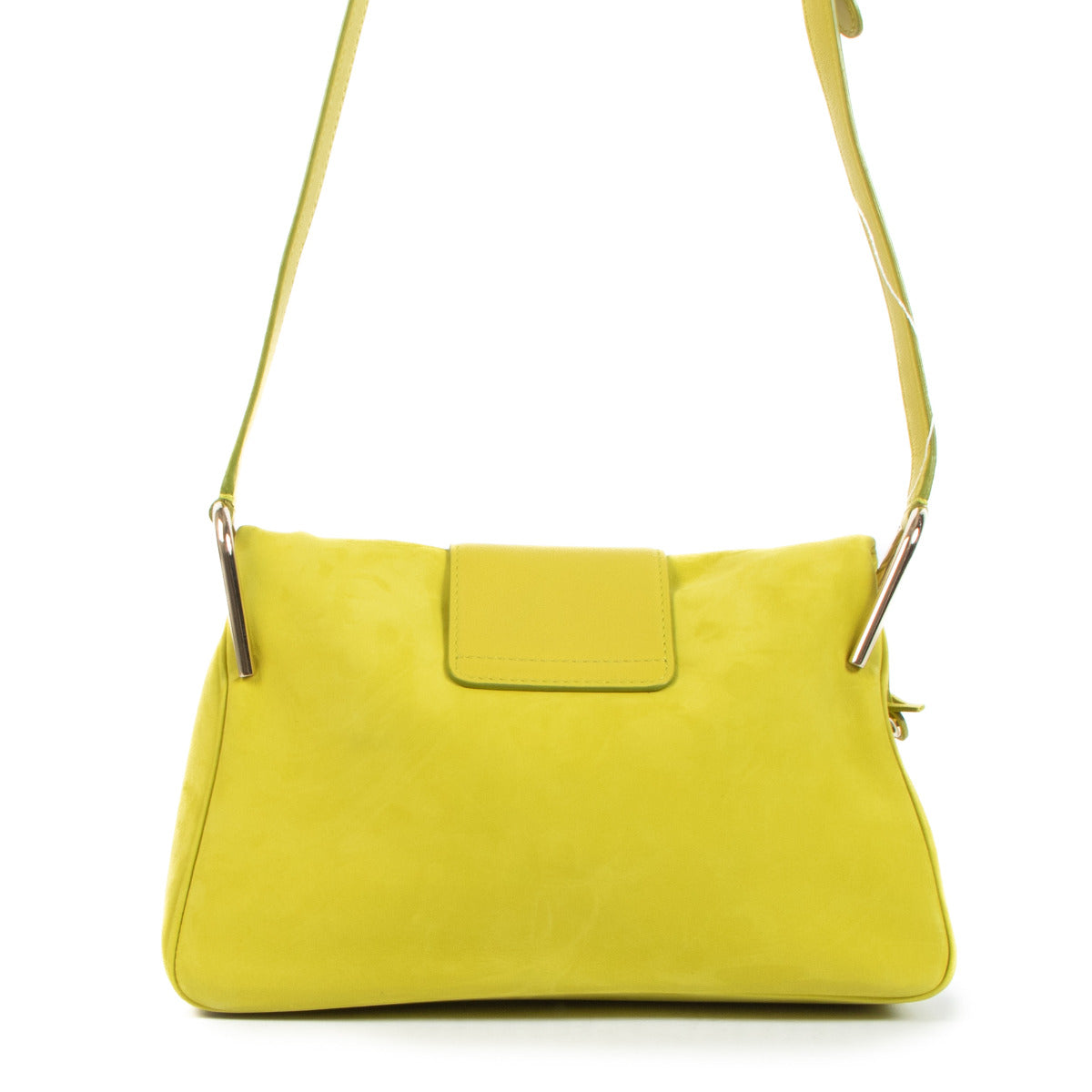 Delvaux Givry Mini Citron Nubuck Cheyenne Crossbodytas