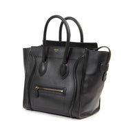 Authentieke Tweedehands Celine Black Phantom Medium Tote juiste prijs veilig online shoppen luxe merken webshop winkelen Antwerpen België mode fashion