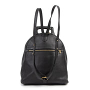 Authentieke Tweedehands Delvaux Black Leather Backpack juiste prijs veilig online shoppen luxe merken webshop winkelen Antwerpen België mode fashion