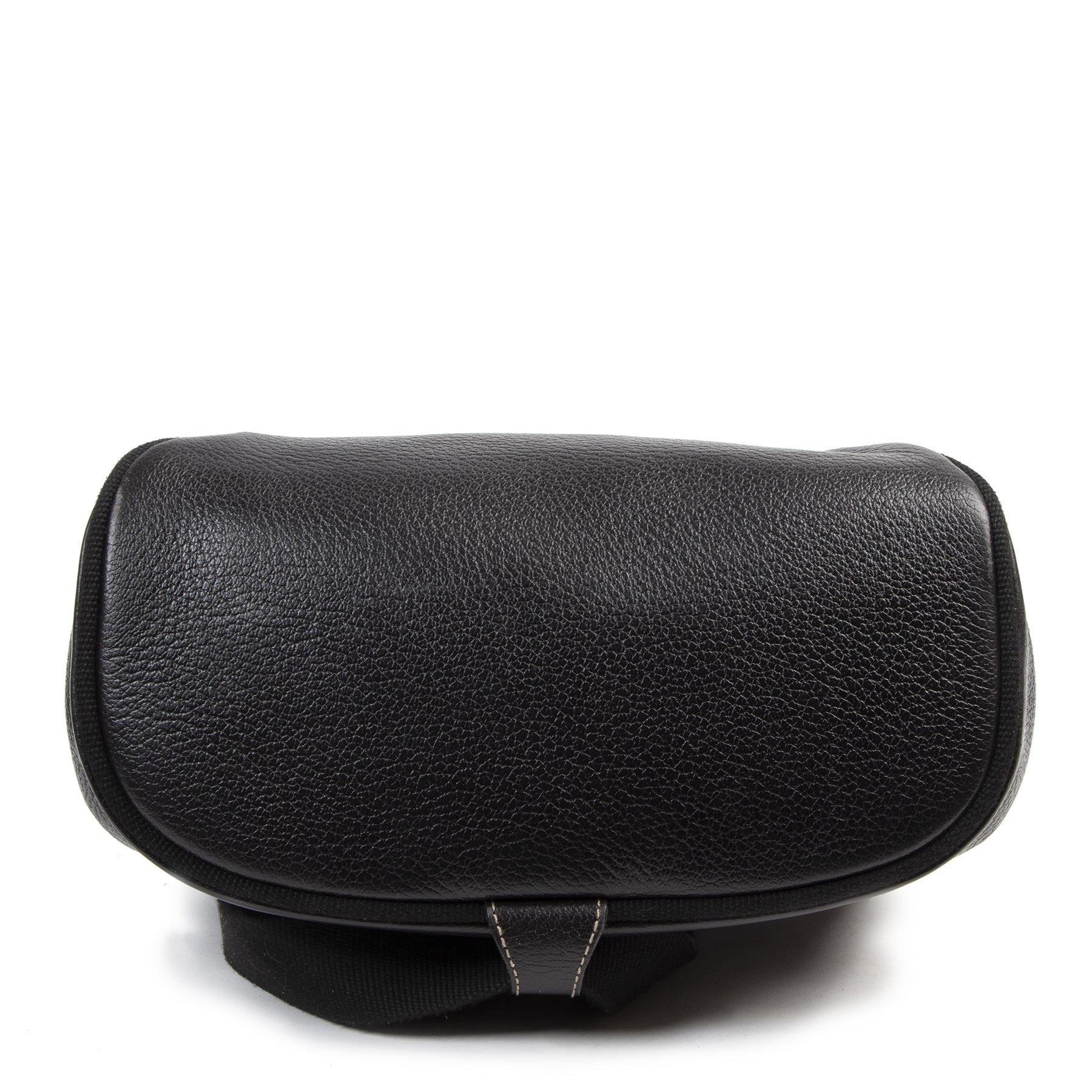 Authentieke Tweedehands Delvaux Black Leather Backpack juiste prijs veilig online shoppen luxe merken webshop winkelen Antwerpen België mode fashion