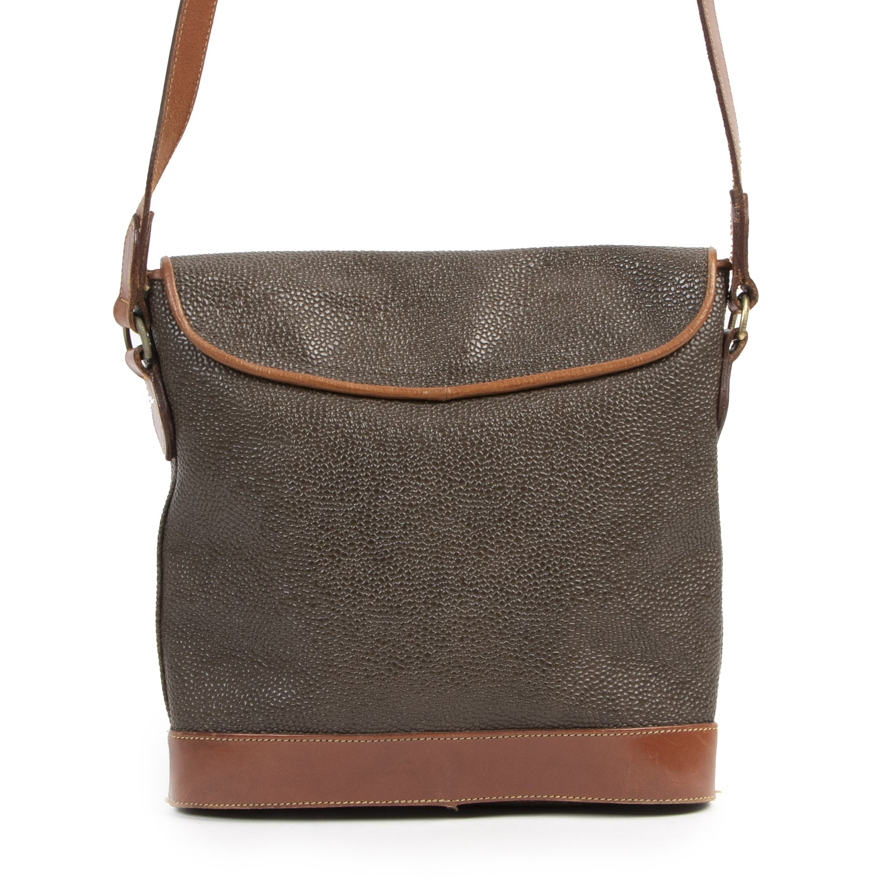 Mulberry Green Pebble Leather Crossbody Bag for the best price at Labellov secondhand luxury
