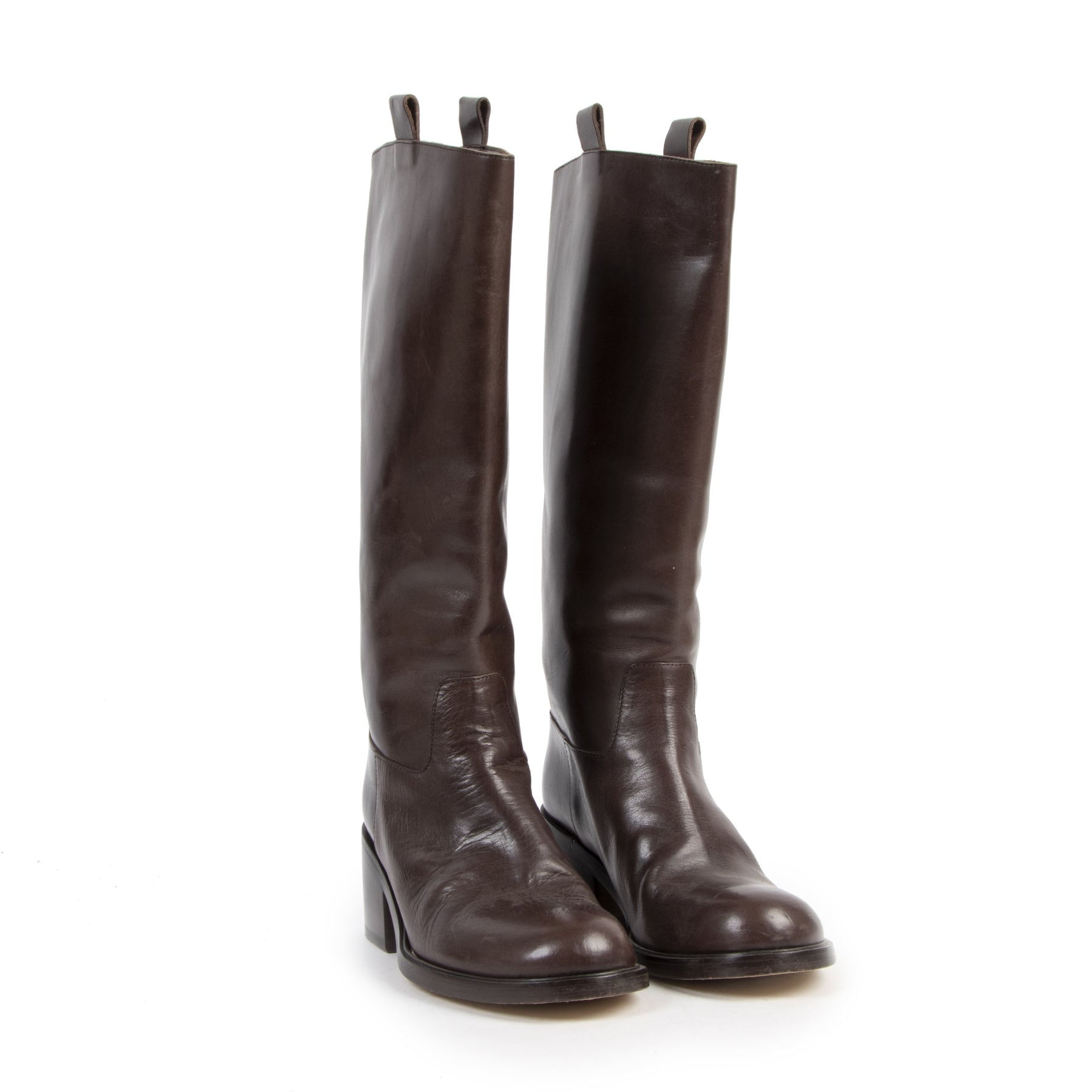 Authentique seconde-main vintage AF Vandevorst Mid-Heel Boots - Size 39 achète en ligne webshop LabelLOV