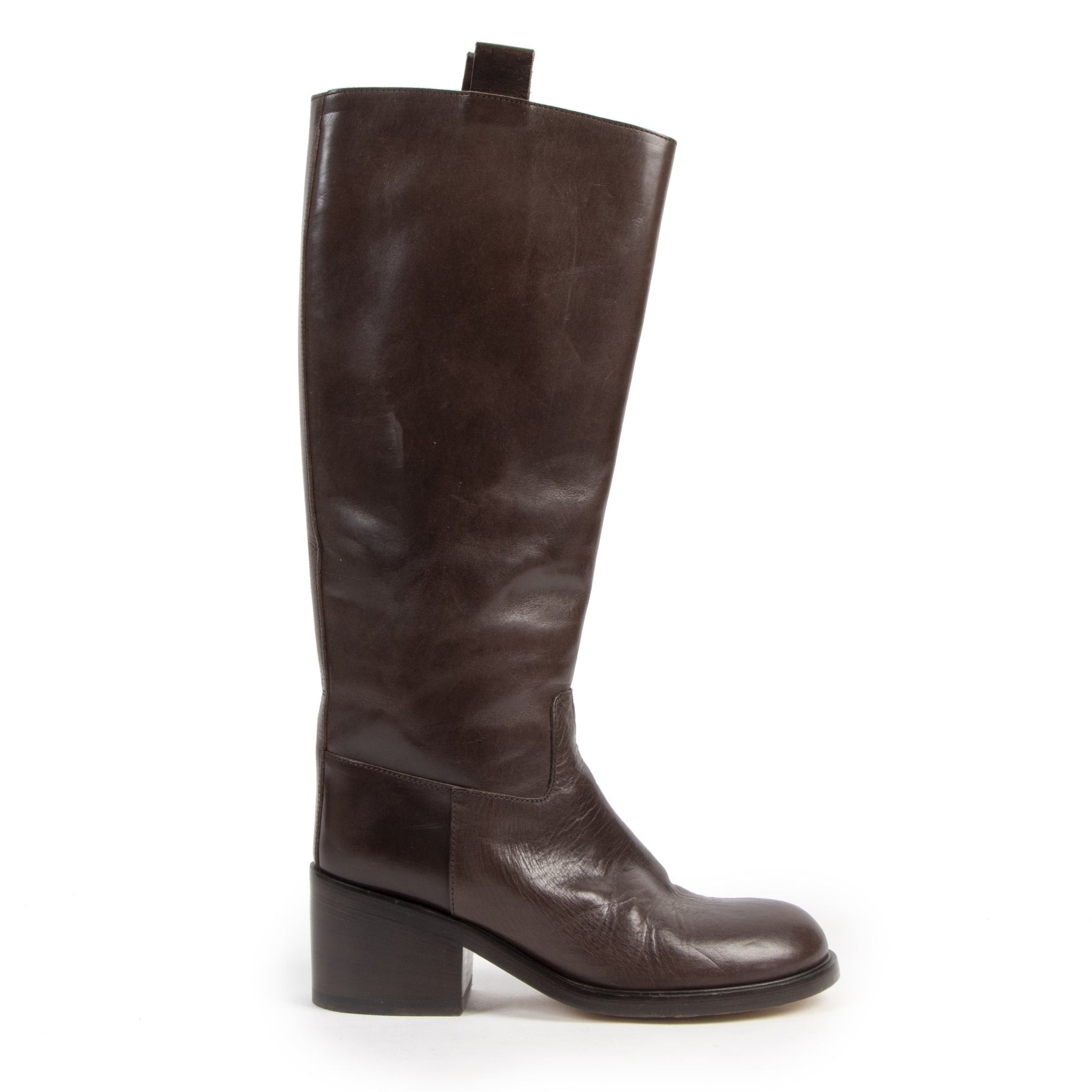 Authentic second-hand vintage AF Vandevorst Mid-Heel Boots - Size 39 buy online webshop LabelLOV