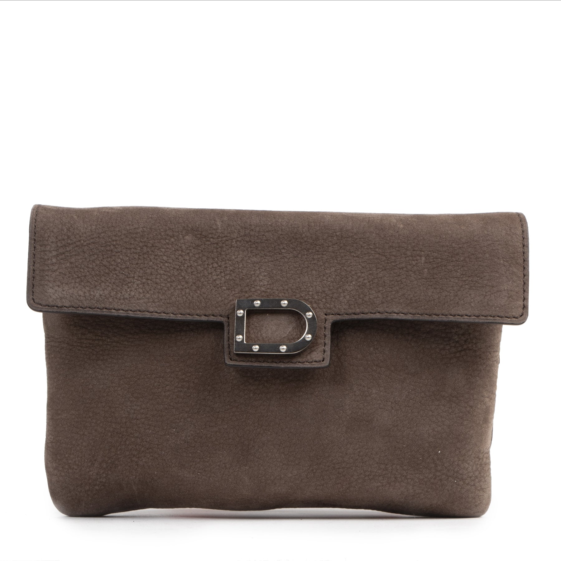 Authentique seconde-main vintage Delvaux Taupe Belt Bag achète en ligne webshop LabelLOV
