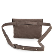 Authentieke tweedehands vintage Delvaux Taupe Belt Bag koop online webshop LabelLOV