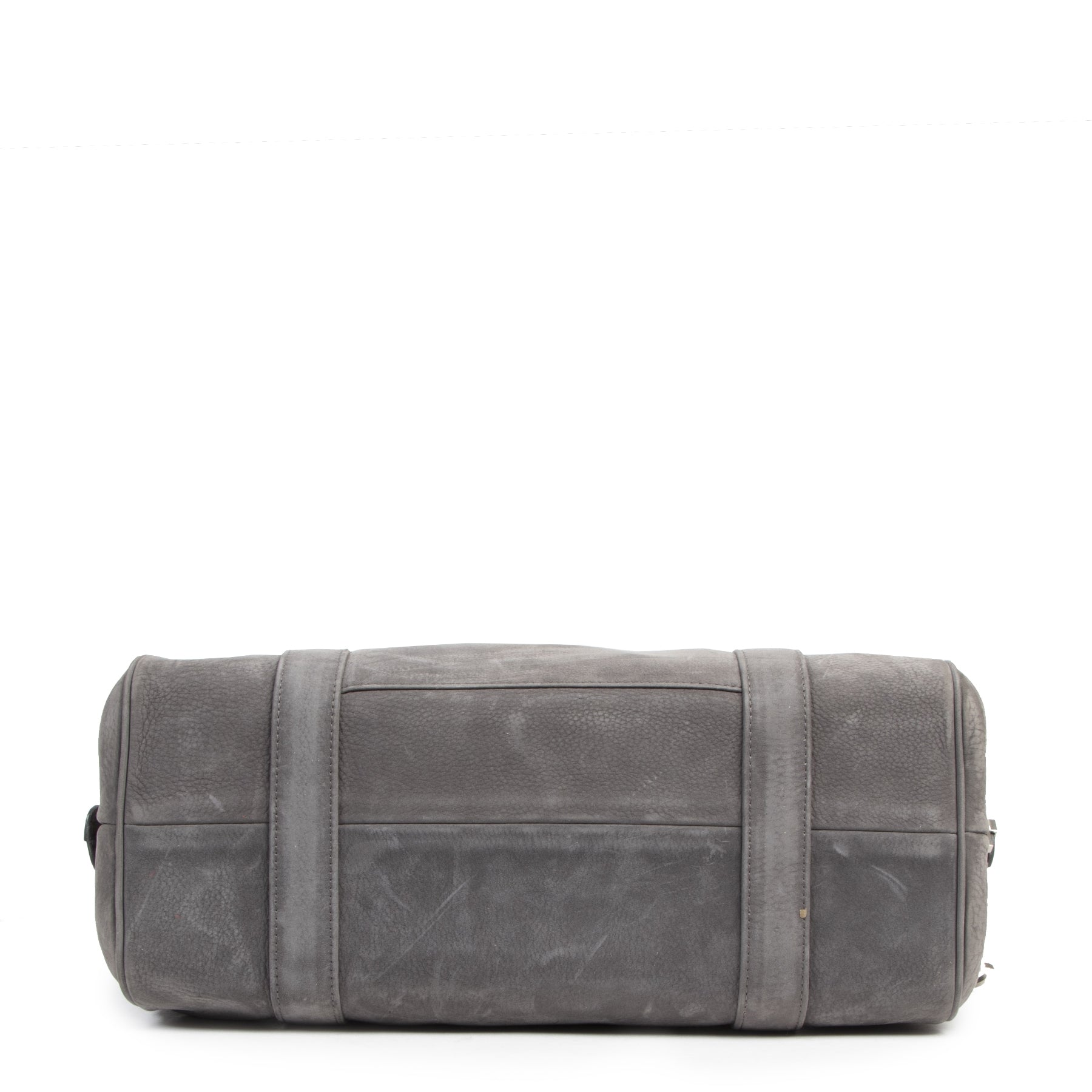 Authentic second-hand vintage Delvaux Grey Loft Shoulder Bag buy online webshop LabelLOV