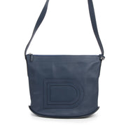 Authentic second-hand vintage Delvaux Navy Le Pin Bag buy online webshop LabelLOV