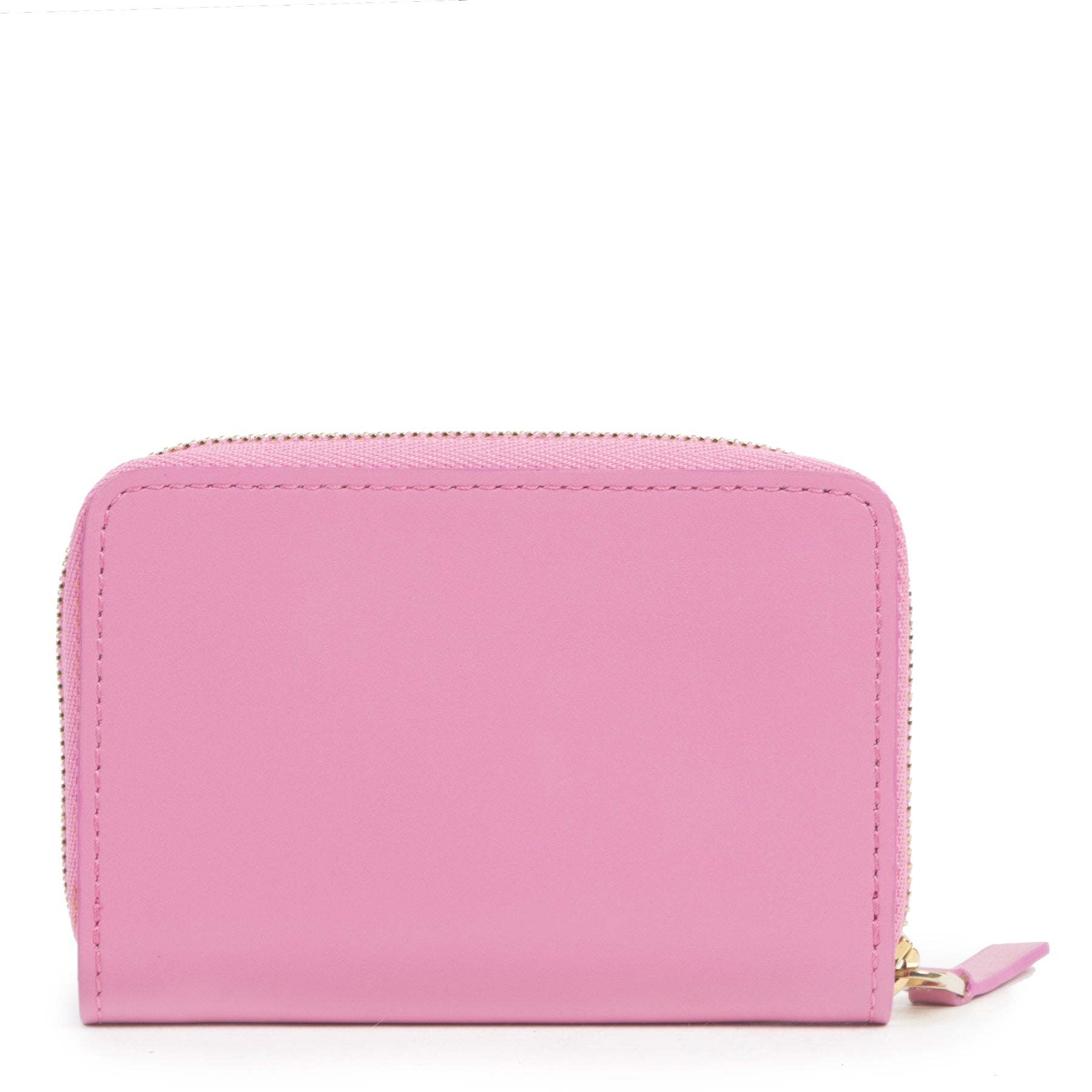 Authentic secondhand Delvaux Hot Pink Zip Mini Wallet designer bags fashion luxury vintage webshop safe secure online shopping high end brands