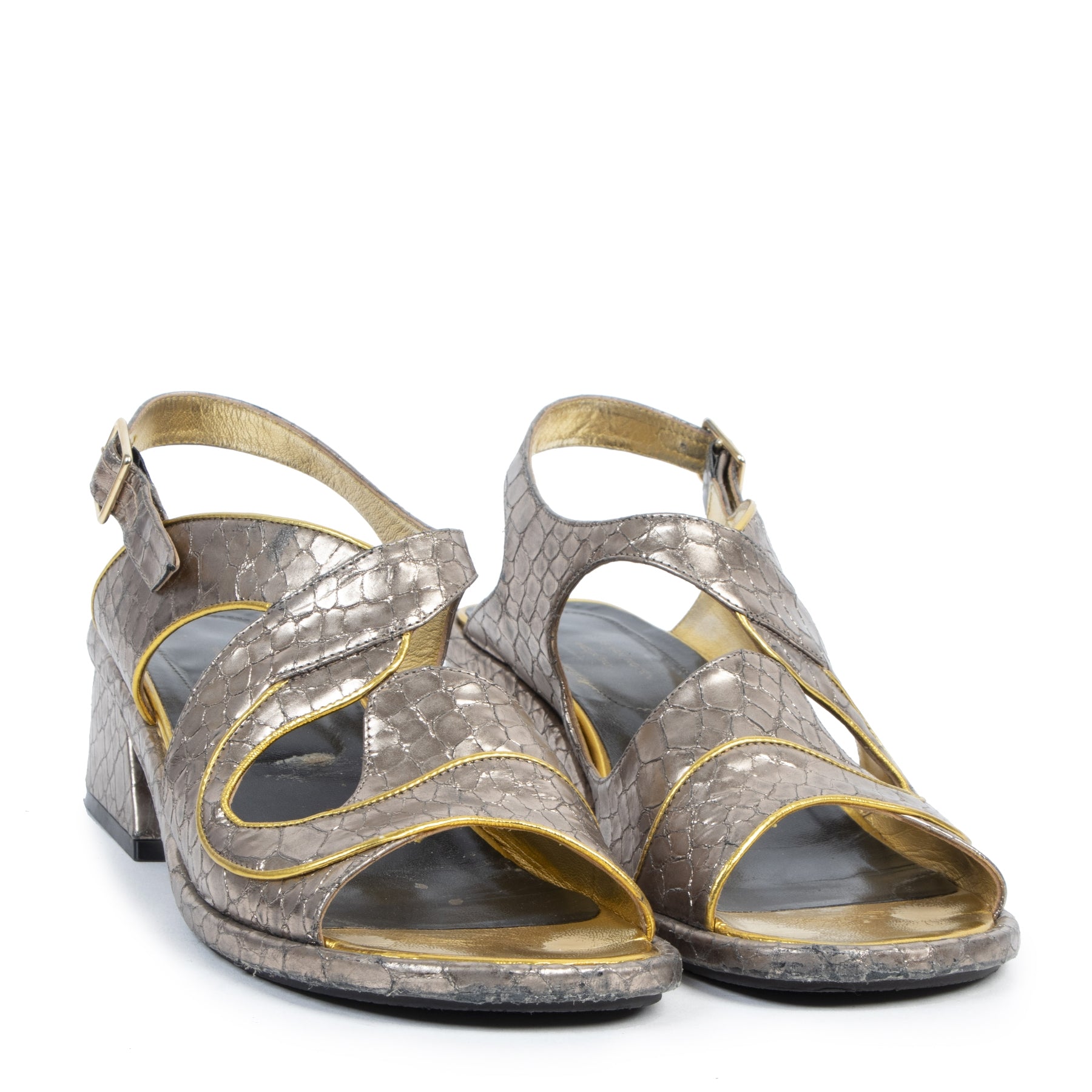 Authentique seconde-main vintage Dries Van Noten Leather Sandals -Size 39 achète en ligne webshop LabelLOV