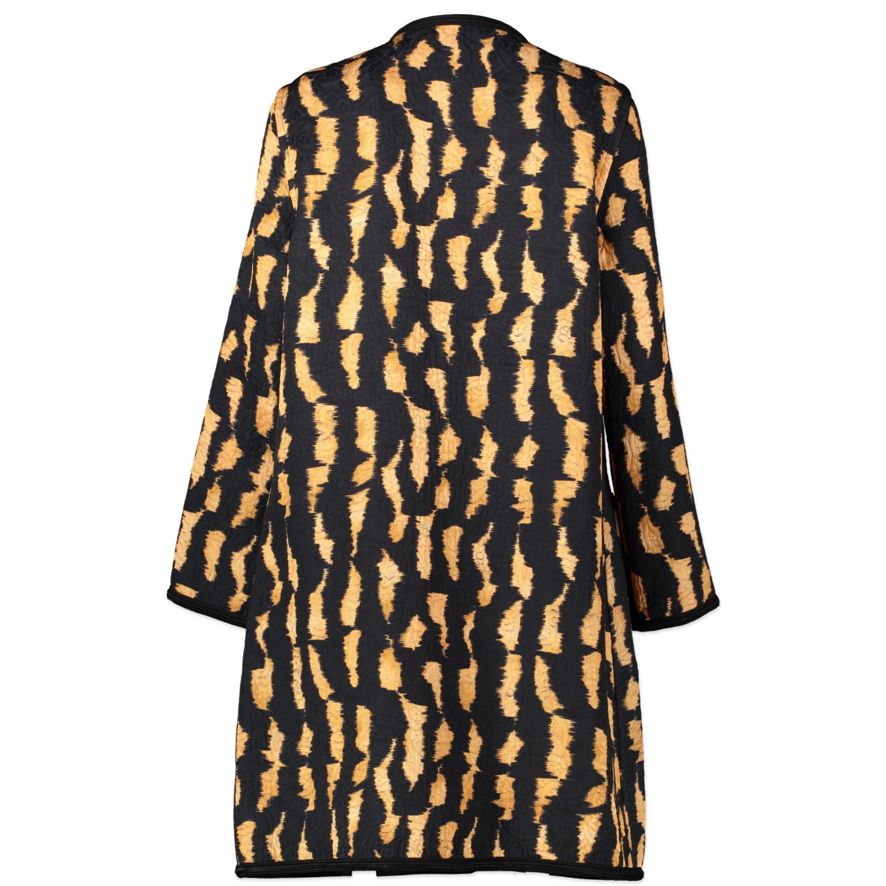 Authentieke Tweedehands Etro Single-Breasted Leopard Coat - Size IT46 juiste prijs veilig online shoppen luxe merken webshop winkelen Antwerpen België mode fashion