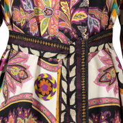 Authentique seconde-main vintage Etro Multicolor Midi Dress With Strap - Size 44 achète en ligne webshop LabelLOV