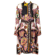 Authentieke tweedehands vintage Etro Multicolor Midi Dress With Strap - Size 44 koop online webshop LabelLOV