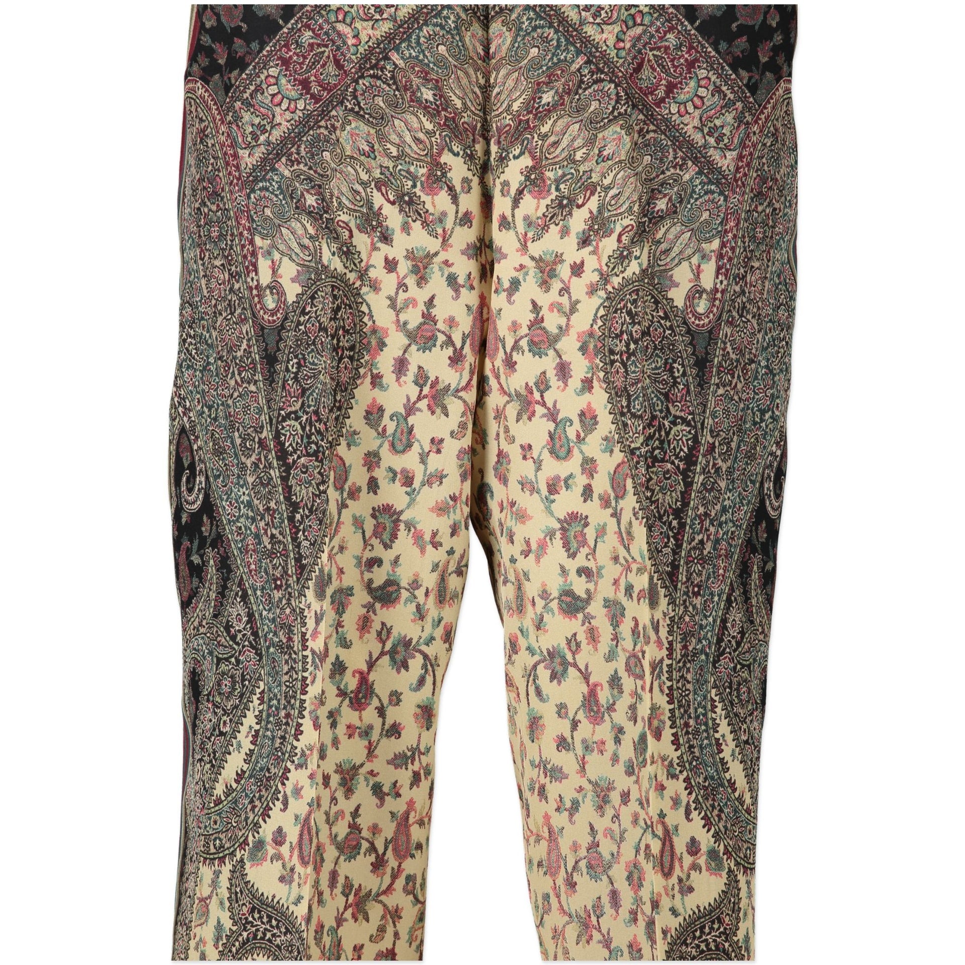Etro Multicolor Silk Trousers - size IT44 - Etro Multicolor Silk Trousers - size IT44