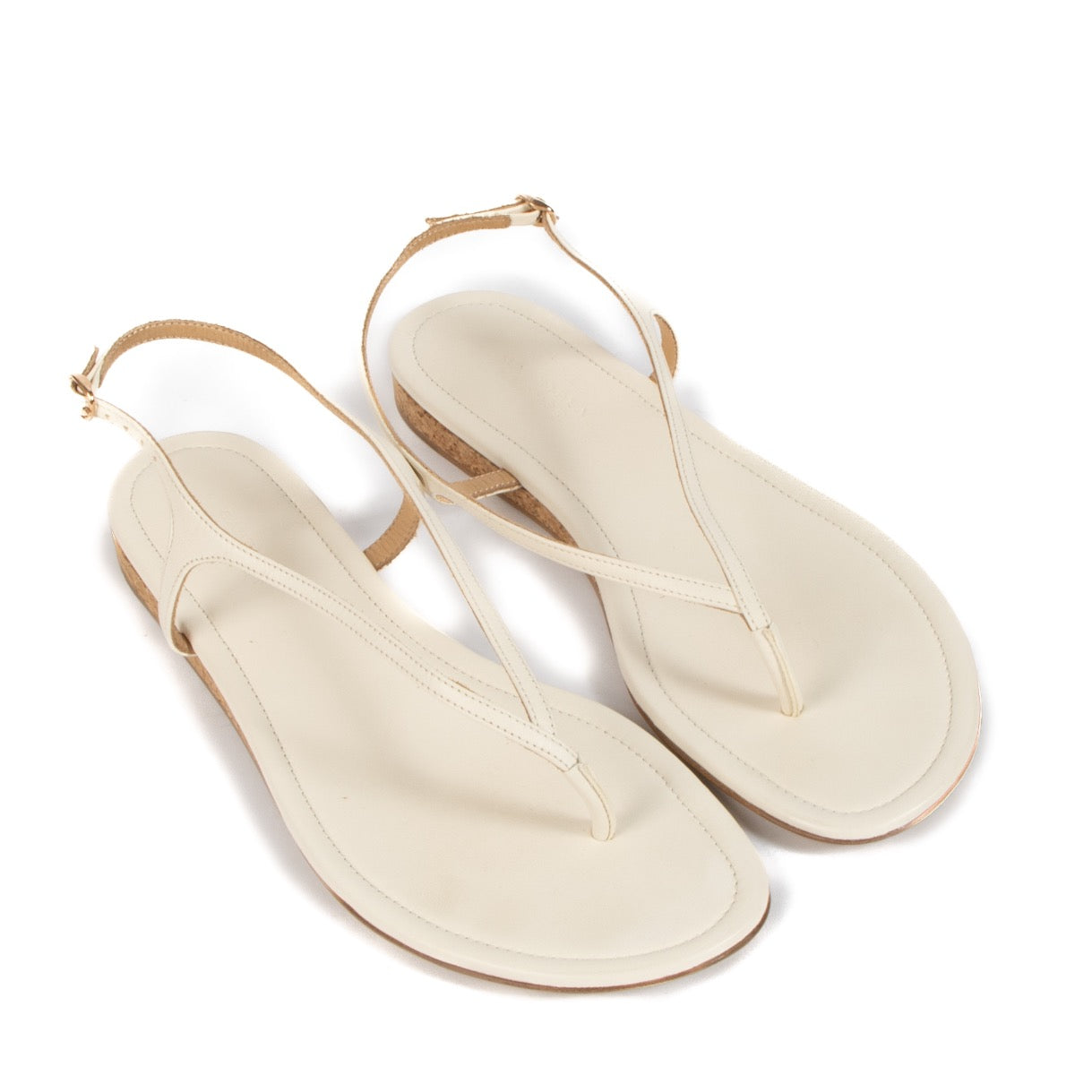 shop 100% authentic second hand Gabriela Hearst White Sandals - Size 39 1/2 on Labellov.com