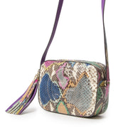 Authentieke Tweedehands Gucci Multicolor Python Soho Disco Small Shoulder Bag juiste prijs veilig online shoppen luxe merken webshop winkelen Antwerpen België mode fashion