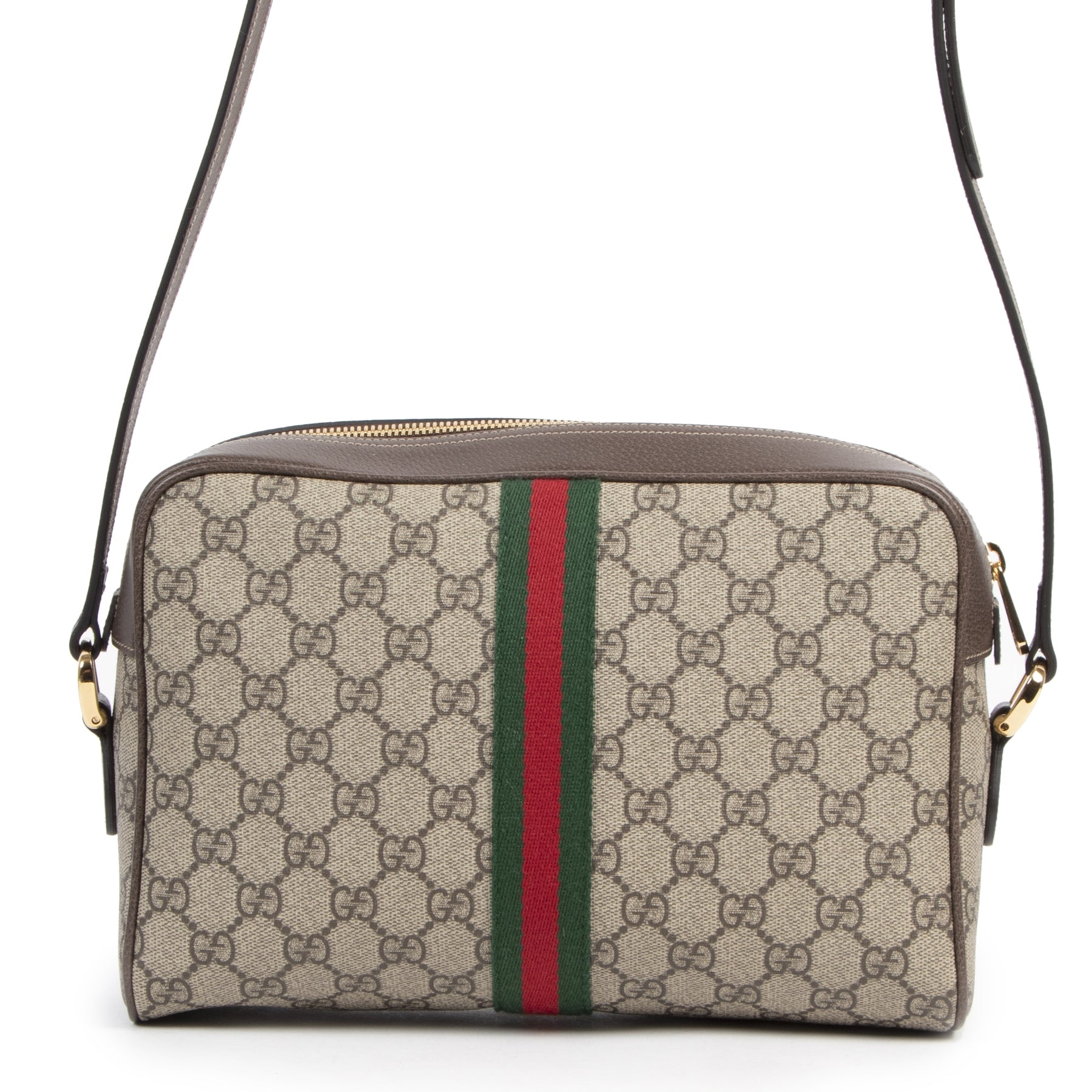 Authentic secondhand Gucci Ophidia GG Crossbody Bag designer bags fashion luxury vintage webshop safe secure online shopping designer high end brands