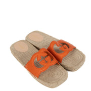 shop 100% authentic second hand Gucci Orange Espadrilles Sandals - Size 39 1/2 on Labellov.com