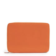 Authentieke tweedehands vintage Hermès Globe-Trotter Orange Poppy Agenda Cover koop online webshop LabelLOV