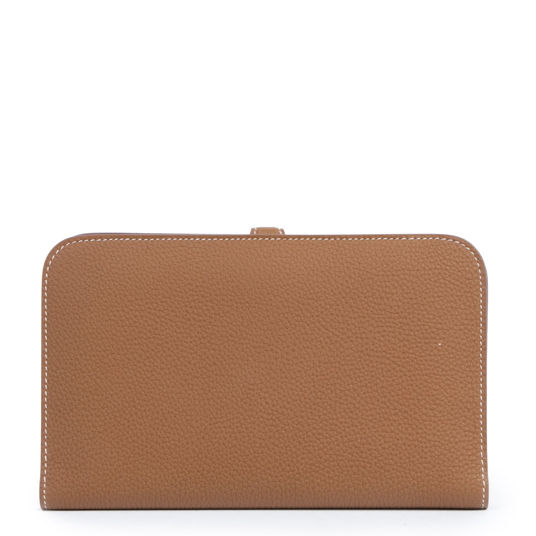 Authentic secondhand Hermès Dogon Duo Gold Togo Wallet designer accessories fashion luxury vintage webshop safe secure online shopping high end brands